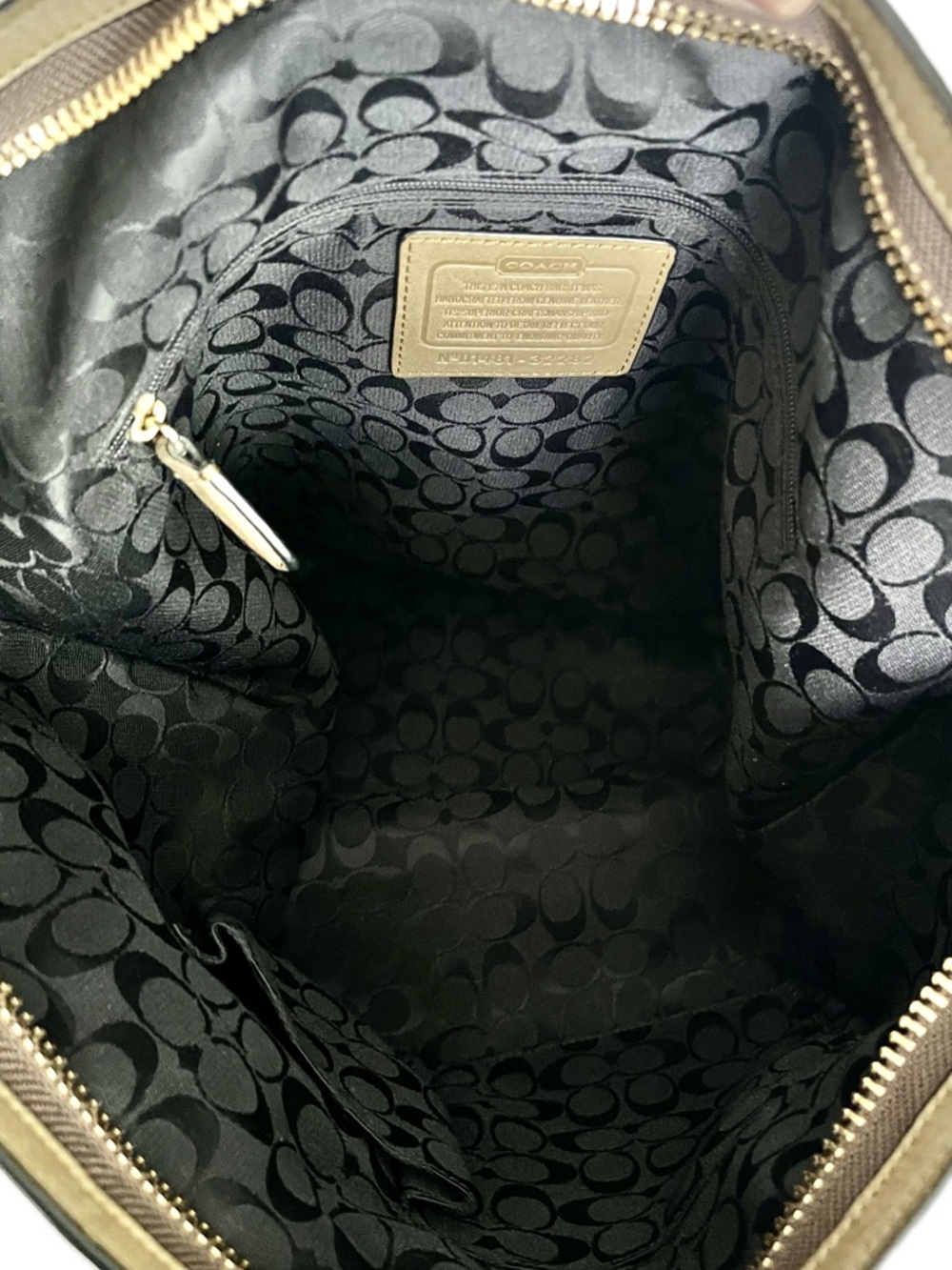 Coach Bleecker Duffle Glove Leather Sac Bag - Picture 14 of 15